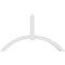 Ekena Millwork Archdale Architectural Grade PVC Gable Bracket, 72"W x 42"H x 4"D x 4"F, 14/12 Pitch GBP072X42X0404ARC00 - alternate 5